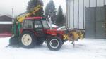 Tower yarder / Cable crane LARIX 550 s traktorem 7745 |  Forest machinery | Woodworking machinery | Vlastimil Chrudina